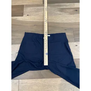 Haver + Blair Pants Size L Navy Wide Leg Tailored Flat Front Pocket Trousers thumbnail 4
