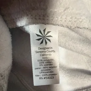 Athleta Stronger Spacedye Heathered Light Gray Sleeveless Full Zip Vest Small thumbnail 10