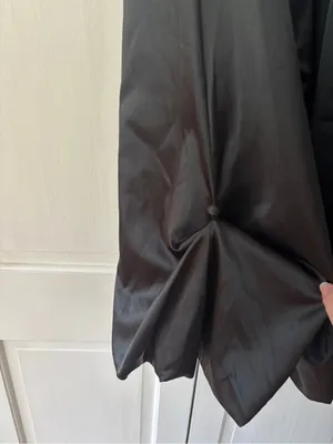 Japanese Weekend San Francisco Maternity‎ Black Strapless Satin Dress Size Small thumbnail 5