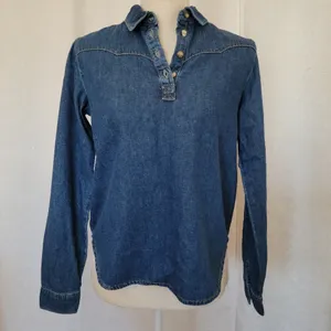 BDG urban outfitters western denim popover blouse thumbnail 3