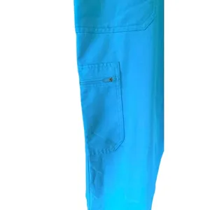 FIGS Technical Collection Scrub Pants Large Teal Blue Cargo Medical Uniform thumbnail 4