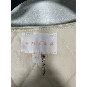 Entro Veada Embroidered Cream Floral Quilted Topper Tie Medium NEW with Tags thumbnail 4
