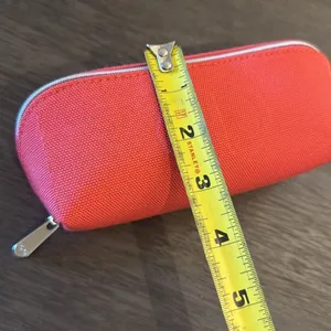 Christian Dior NWOT Coral Canvas Travel Cosmetic Vanity Case Makeup Jewelry Organizer D…‎ thumbnail 8