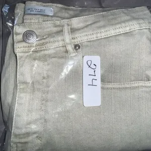 Zara Women High‎ Waisted Denim Jean Shorts 8” Size 31 Tan Mom Casual Summer Boho thumbnail 8