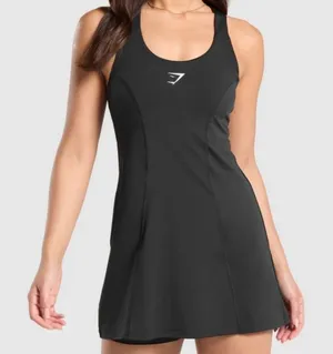 Gymshark Black Sport Dress in Black thumbnail 1