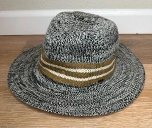 Volcom Downtown Heathered Gray Black Fedora, Size M/L thumbnail 1