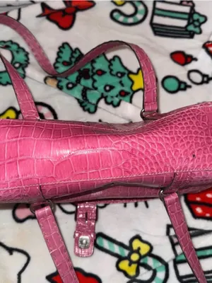 Vintage Liz Claiborne Faux-Croc Shoulder Bag thumbnail 5