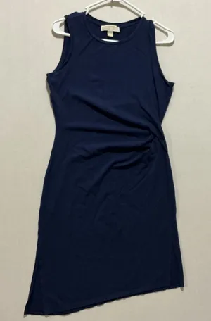 Michael Kors Navy Sleeveless Sheath Dress thumbnail 1
