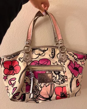 Coach Poppy Petal Print Rocker Satchel Bag 2010 thumbnail 1