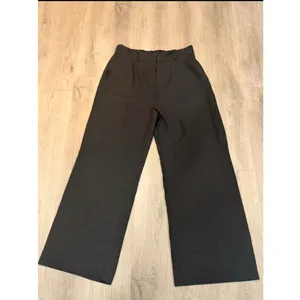 WAYF Black Wide Leg Pants XL High Rise Pull-On Dressy Flowy Trousers thumbnail 2