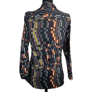 Vintage Wrangler Shirt Womens 32 Multicolor Geometric Button 70s Cowgirl Western thumbnail 3
