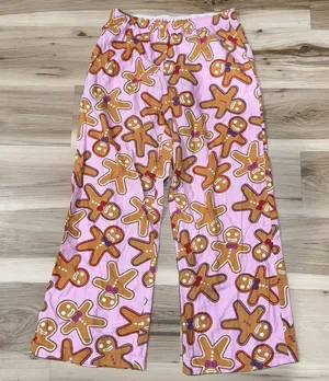 Victoria’s Secret Y2K Gingerbread Pajama Pants Women’s Small thumbnail 1
