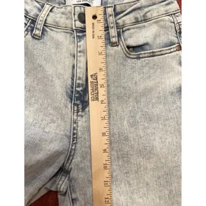 Judy Blue Womens 3/26 Slim Fit Jeans Light Acid Wash JB88241 High‎ Rise Preppy thumbnail 10