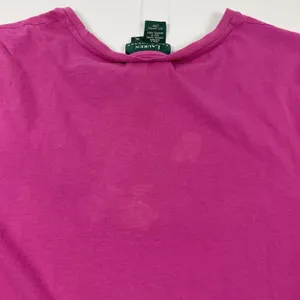 Lauren Ralph Lauren Shirt Womens‎ XL Magenta Pink Pocket Tee Casual 100% Cotton thumbnail 8