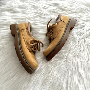 Bass G.H. Chunky Suede Lug Sole Oxford Sz 7 thumbnail 4