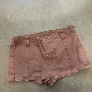 Free people all yours brown cargo micro shorts size 8 thumbnail 2