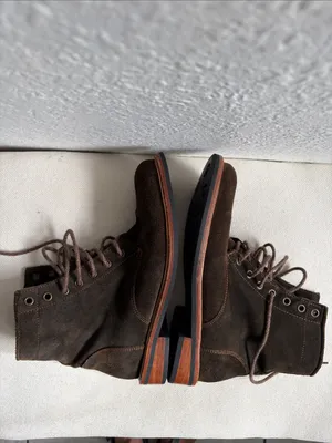Nisolo Brown Suede Lace-Up Ankle Boots thumbnail 8