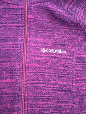 Columbia Women's Magenta Purple Full-Zip Teddy Fleece Jacket thumbnail 2