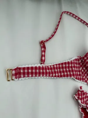 New with tags red Gringham bikini thumbnail 8