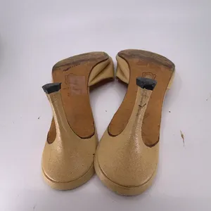 Gianni Milano Vintage Heeled Beige Leather 39 Mule thumbnail 8