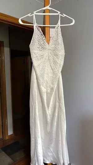 Euro Lace Maxi Slip Dress thumbnail 1