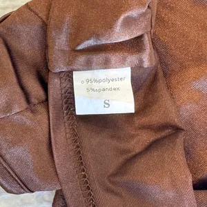 Brown Satin Going Out Top thumbnail 4