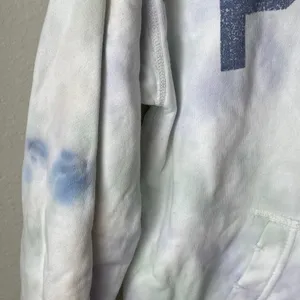 Polo Ralph Lauren Paint Splatter Logo Hoodie Pastel Distressed Small thumbnail 9