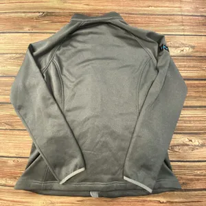 North Face Jacket Women's Large Gray Full Zip Canyon Flats Fleece Nice thumbnail 3