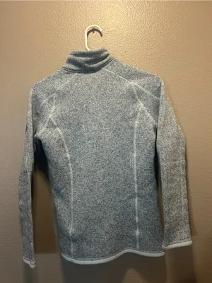 Patagonia Better Sweater 1/4 Zip Fleece Pullover Blue Heather Women's XS thumbnail 2