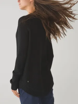 LULULEMON Passage Merino Wool Sweater in Black thumbnail 2