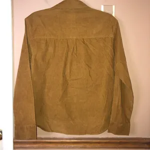 Kensie Corduroy Ribbed Button Front Shacket Jacket Brown Size‎ Small thumbnail 2