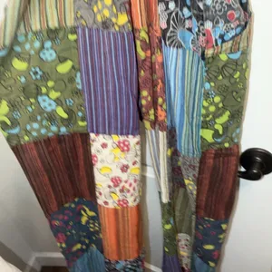 Paths‎ Of The Spirit Mushroom Patchwork Overalls nWT thumbnail 9