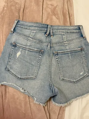 Good American Denim Shorts High-Rise thumbnail 4