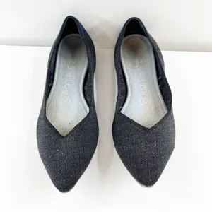 Rothy's The Point Ballet Knit Flats Gray 7 thumbnail 8
