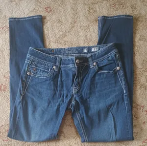 Miss Me Medium Wash Embellished Skinny Jeans sz 29 thumbnail 1