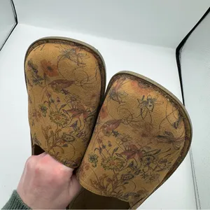 Alegria Debra‎ Woodland Wonders Leather Clogs Brown size 42 11.5/12 comfort thumbnail 6