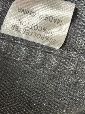 Carmar Black Denim Jacket with Red Rose Embroidery Size M thumbnail 6