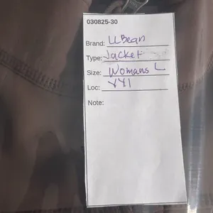 LL‎ Bean Fleece Jacket Large Brown thumbnail 14