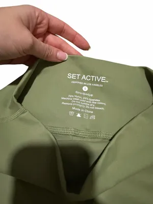 EUC SET Active sportbody bike shorts - pistachio thumbnail 5
