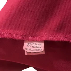 Rudika Women's Sleeveless V-Neck High-Low Pleated Party Dress in Burgundy Red thumbnail 8
