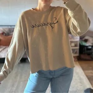 Syracuse Cropped Crewneck Tan Size L thumbnail 1