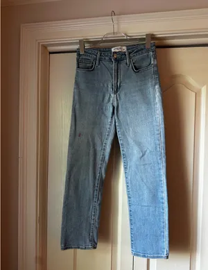 Just Black denim wide cropped jean  thumbnail 4