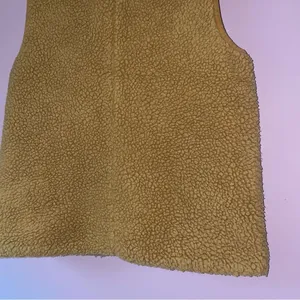 J Crew Size S Teddy Sherpa Vest Brown thumbnail 7