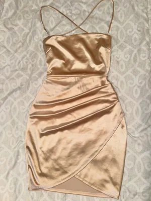 Windsor Satin Mini Dress thumbnail 1