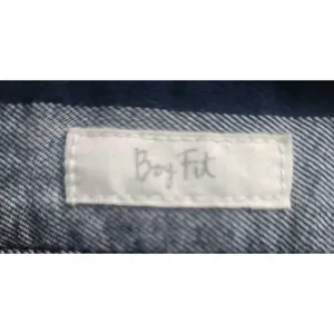 J. Crew Women's Size M Boy Fit Button Up Long Sleeve‎ Navy and White thumbnail 2