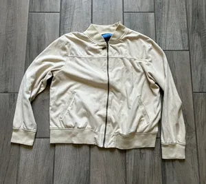 Women's Cream Bomber Jacket Size undefined thumbnail 1
