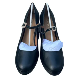 Lisa Vicky Bobble 9M Black Sheep Napa Chunky High Heel Mary Jane‎ Platform Pumps thumbnail 3