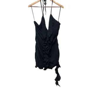 Astr the Label Ruffle Halter Mini Dress Size‎ Medium thumbnail 6
