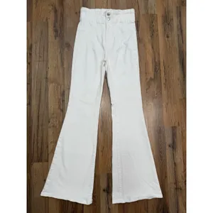 We‎ The Free White Flare Jeans High Rise Boho Stretch Size 28 thumbnail 6