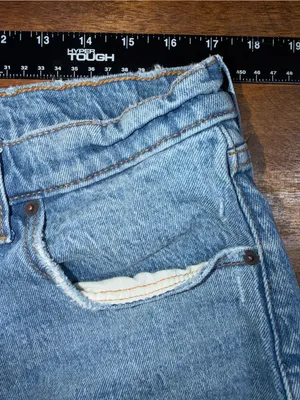 Abercrombie & Fitch Set of 2 High Rise‎ Mom Shorts Cut Off Boho Plus Size 16 thumbnail 6
